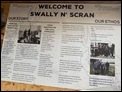 Swally and Scran menu
