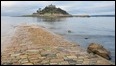 Causeway with waves